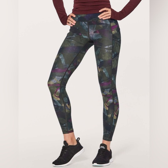 lululemon athletica Pants - NWT Lululemon Speed Up Tight (Full-On Luxtreme 28") Aura Dark Chrome Multi  12